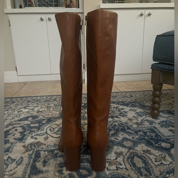 Nine West Linis Tall Cognac Boots - Picture 3 of 6